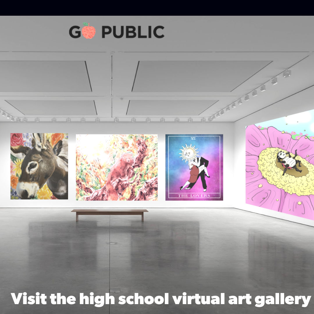 high school virtual art gallery