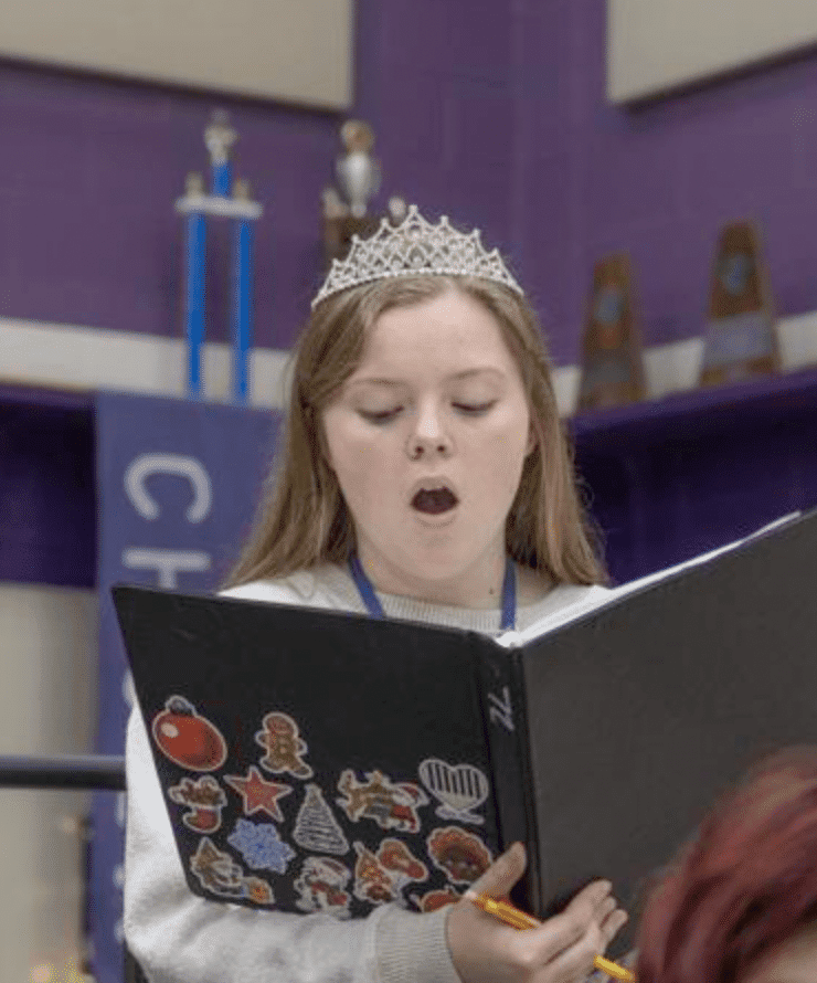 Olivia Smith singing