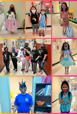 Kindergarteners from Fort Bend ISD put some SPARKLE in their steps for National Unicorn Day. They tweeted out, “May your day be filled with happiness and color!!! Thanks to our kindergarten team for coordinating this fun day!”