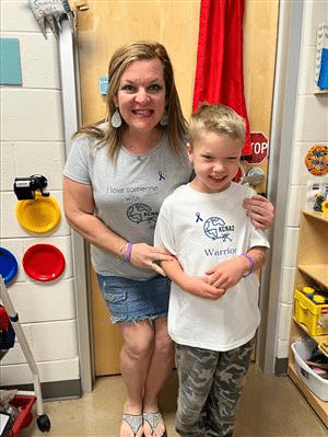 Schertz-Cibolo-Universal City ISD, Aaron Leber and Teacher Rachel Henk
