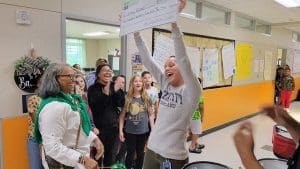Alvin ISD teachers and staff celebrate earning grants