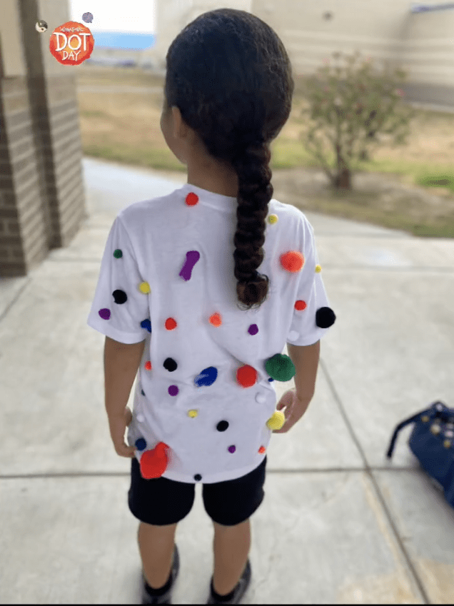 DYI dot day shirts