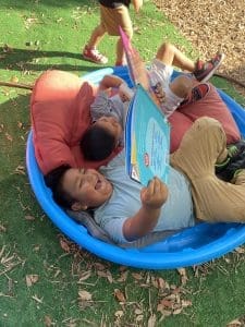 East central students reading