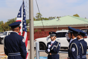 Flag-raising ceremony